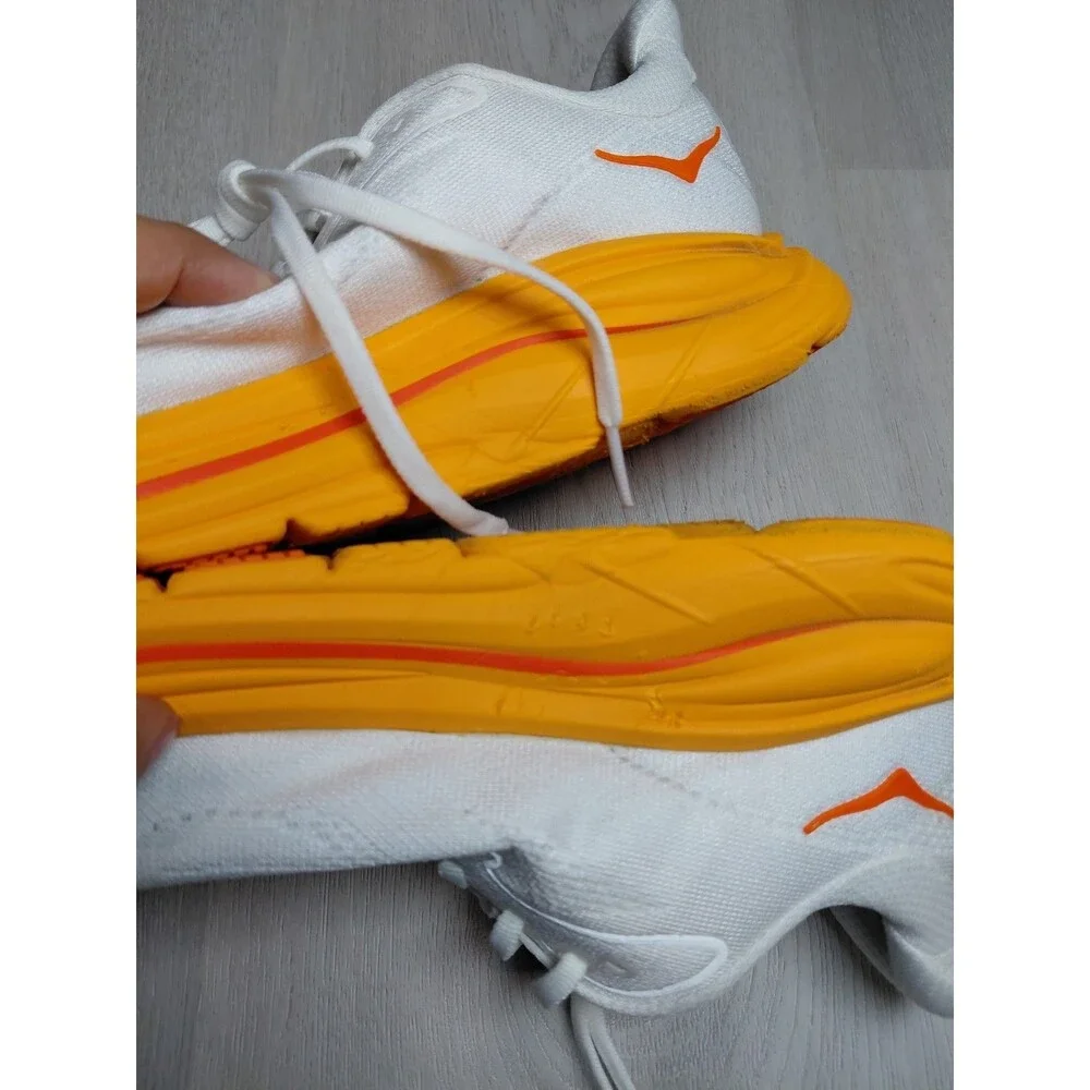 Size 8B- Hoka One One Clifton 10 Frost Orange Zest Women's Sneakers